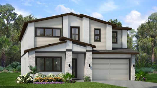 New construction Single-Family house 3901 Sonoma Blvd, Kissimmee, FL 34741 plan Reef - image