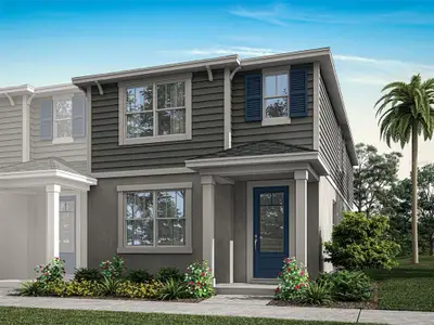 New construction Townhouse house 9843 Walkway Dr, Orlando, FL 32832 - photo 0