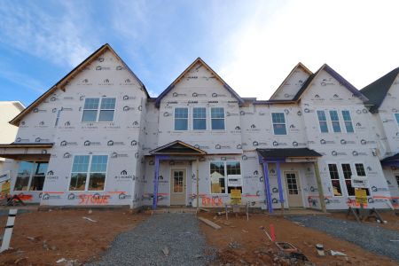 New construction Townhouse house 3191 Mission Olive Pl, New Hill, NC 27562 Hazelnut - Townhome Series- photo 2 2