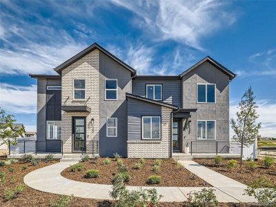 New construction Townhouse house 1298 South Algonquian Street, Aurora, CO 80018 The Highland- photo 0