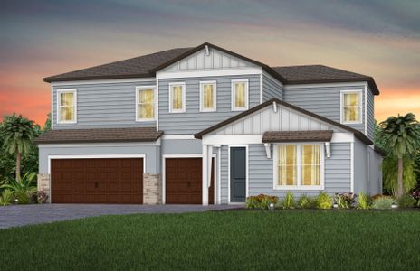 New construction Single-Family house 33247 Legacy Lands Ln, Wesley Chapel, FL 33545 plan Merlot Grand - image