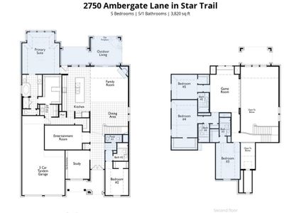 New construction Single-Family house 2750 Ambergate Ln, Prosper, TX 75078 221 Plan- photo 3 3