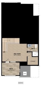 New construction Duplex house 211 Byrum St, Cary, NC 27511 plan Soho - image 4