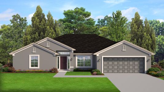 New construction Single-Family house 275 W Halifax Ave, Oak Hill, FL 32759 plan 2117 - image