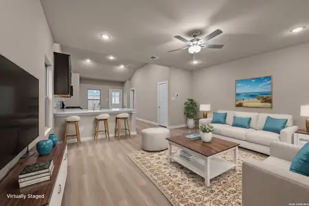 New construction Single-Family house 4235 Winston Wy, New Braunfels, TX 78130 plan Larkspur - image 9