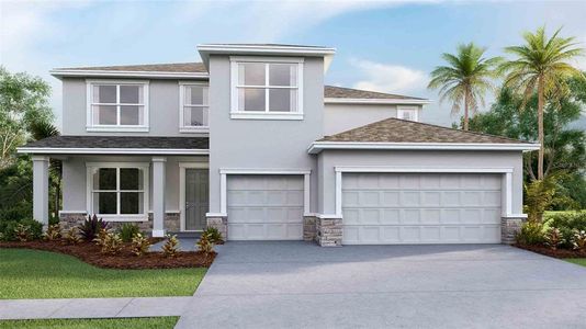 New construction Single-Family house 6843 Magnolia Springs Way, Land O' Lakes, FL 34638 null- photo 0