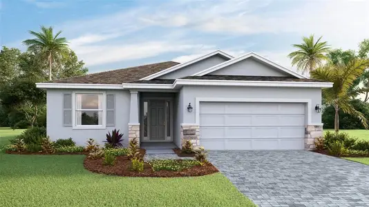 New construction Single-Family house 4343 Fence Row Ct, Lakewood Ranch, FL 34211 plan Laurel - image