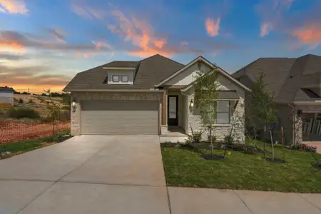 New construction Single-Family house 1309 Sunrise Canyon Trl, Georgetown, TX 78628 plan Parker - image