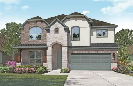 New construction Single-Family house 628 Hickory Bend Trl, Georgetown, TX 78628 plan Magnolia - image