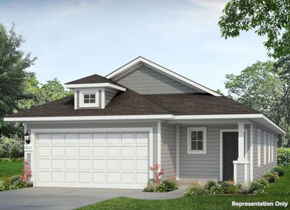 New construction Single-Family house 1003 Windrow Run, Hutto, TX 78634 plan Heritage Mill 1533 - image