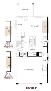 New construction Townhouse house 4179 Millstone Park Ln, Gainesville, GA 30504 plan Durham - image 4