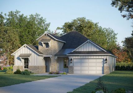 New construction Single-Family house 20621 Dustin Ln, Pflugerville, TX 78660 plan Jefferson - image