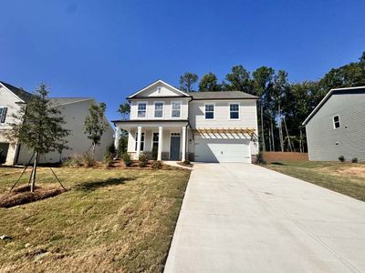 New construction Single-Family house 5388 Heron Bay Blvd, Locust Grove, GA 30248 Hampstead Homeplan- photo 0