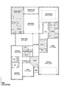 New construction Single-Family house 4437 Timberdrift St, Midlothian, TX 76065 Plan 1685- photo 1 1