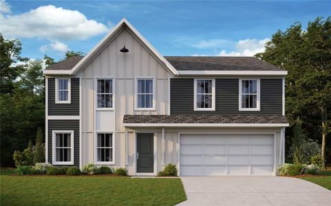 New construction Single-Family house 1020 Rainier Dr, Euharlee, GA 30145 plan Jensen - image