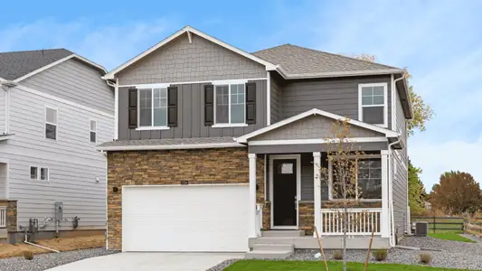New construction Single-Family house 1251 Pinnacle Ave, Lochbuie, CO 80603 plan Bellamy - image