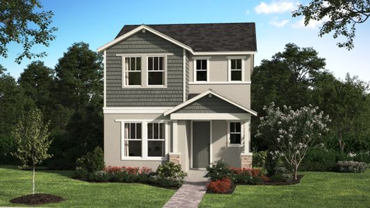 New construction Single-Family house 209 Station Ln, Debary, FL 32713 plan Overlook - image