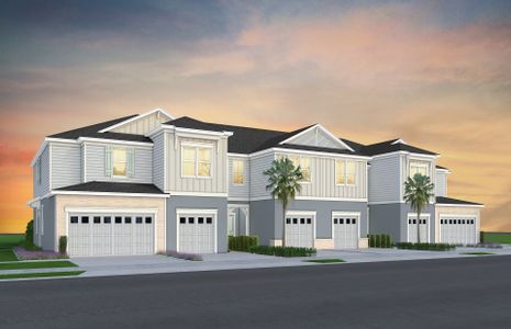 New construction Townhouse house 443 Meadowland Point, Oviedo, FL 32765 - photo 0