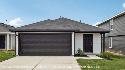 New construction Single-Family house 142 Illusion Lake Ln, Buda, TX 78640 plan The Caprock - image