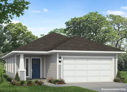 New construction Single-Family house 134 Cider Creek Dr, Elgin, TX 78621 plan Harvest Ridge 1450 - image