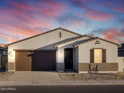 New construction Single-Family house 37280 W Patterson St, Maricopa, AZ 85138 Sawyer- photo 2 2