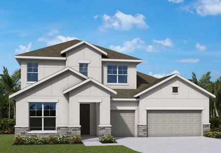 New construction Single-Family house 7713 Marina Bay Cv, Palmetto, FL 34221 plan The Louetta - image