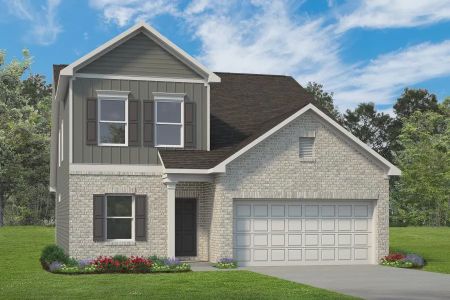 New construction Single-Family house 12595 Canyon Falls Blvd, Willis, TX 77318 plan The Shetland III - image