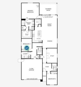 New construction Single-Family house 18165 W Larkspur Dr, Goodyear, AZ 85338 Perrine- photo 0