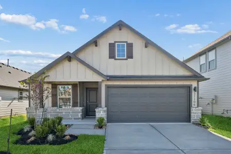 New construction Single-Family house 31106 Azure Waters Dr, Huffman, TX 77336 plan Quartz - image