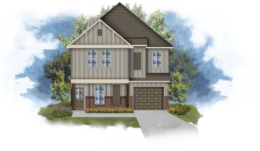 New construction Single-Family house 714 Hickory Cove Blvd, Burns, TN 37029 plan Whittier II G - image