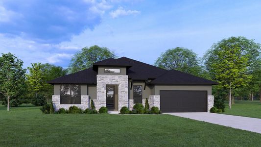 New construction Single-Family house 389 Summer Lake Pl, New Braunfels, TX 78130 plan Crown - image