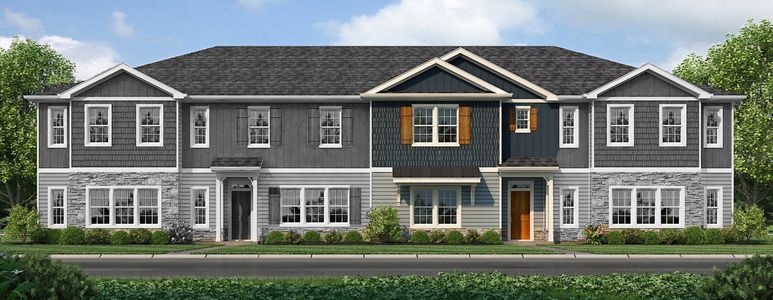 New construction Single-Family house 4085 Port Richmond Ave, Gastonia, NC 28056 plan 1828 Townhome - image