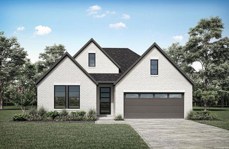 New construction Single-Family house 135 Haby Gln, San Antonio, TX 78253 plan Canyon - image