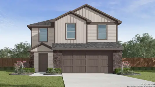 New construction Single-Family house 13959 San Saba Fls, San Antonio, TX 78253 Davis- photo 0