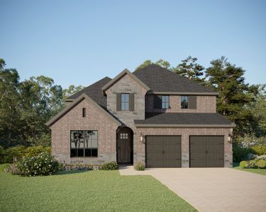 Plan 1566 Elevation A w/ Stone