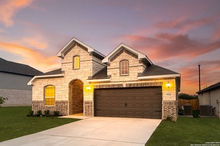 New construction Single-Family house 9918 Chestnut Walk, San Antonio, TX 78254 The Holly (4004)- photo 0