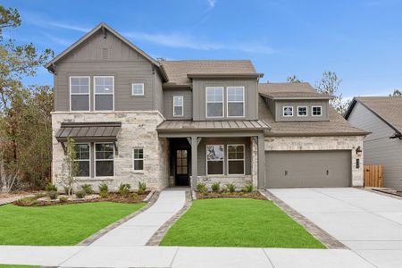New construction Single-Family house 1736 Howler Wy, Todd Mission, TX 77316 plan The Dandelion - image