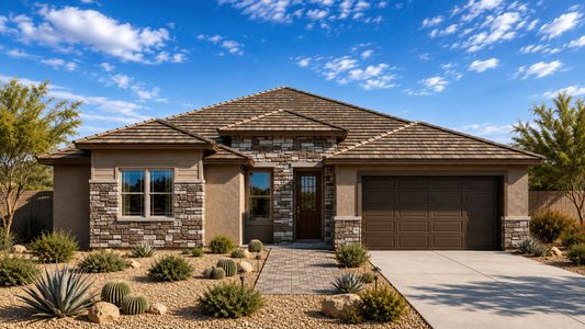 New construction Single-Family house San Tan Valley, AZ 85143 plan Cholla - image