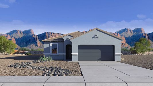 New construction Single-Family house 1720 W Spaulding Ave, Apache Junction, AZ 85120 Baxter- photo 0