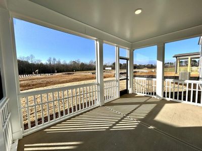 Screened Porch Construction Progress