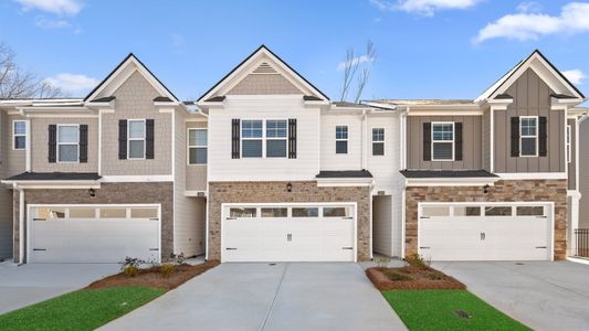 New construction Townhouse house 1408 Gray Branch Dr, Lawrenceville, GA 30045 plan Salisbury - image