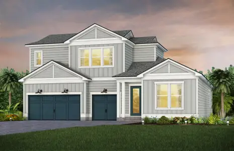 New construction Single-Family house 400 Peppervine Wy, Wildlight, FL 32097 plan Mahogany Grand - image