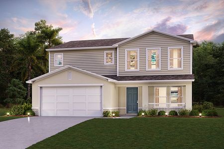 New construction Single-Family house 1705 Seabass Ln, Poinciana, FL 34759 MARSHFIELD- photo 0