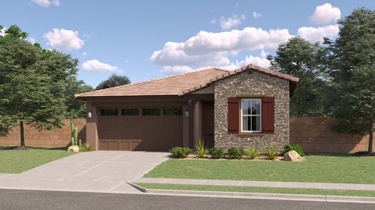 New construction Single-Family house 36400 W Giallo Ln, Maricopa, AZ 85138 Ironwood- photo 0