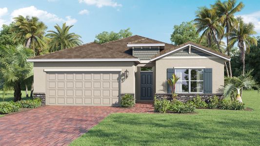 New construction Single-Family house 1346 Criswell Ln Se, Palm Bay, FL 32909 Delray- photo 0