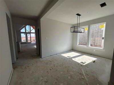 As you step into the home, the entryway welcomes you with soft, light streaming through.