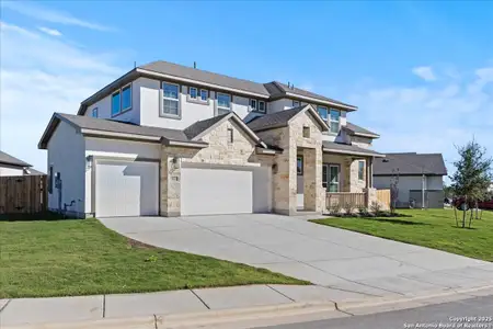 New construction Single-Family house 421 Canyon Live Oak, Seguin, TX 78155 plan Heidi - image