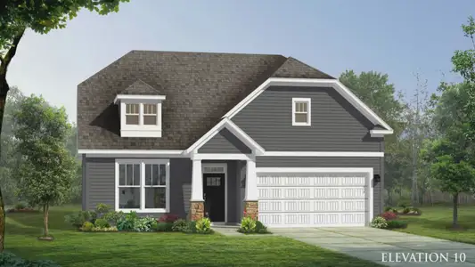 New construction Single-Family house 338 Peach Grove Wy, Lillington, NC 27546 plan Cooper 3 - image