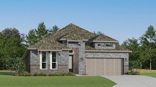 New construction Single-Family house 127 Brabham Lp, Hutto, TX 78634 plan Winstead - image