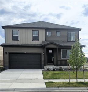 New construction Single-Family house 1881 Pinnacle Ave, Lochbuie, CO 80603 The Henley- photo 0 0